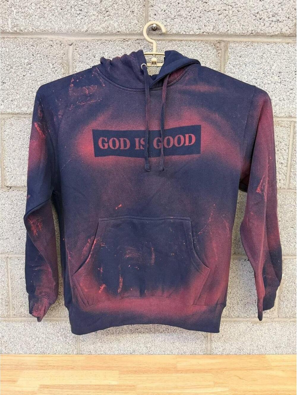 God Is Good Protect Ya Peace Hoodie M Black Streetwear